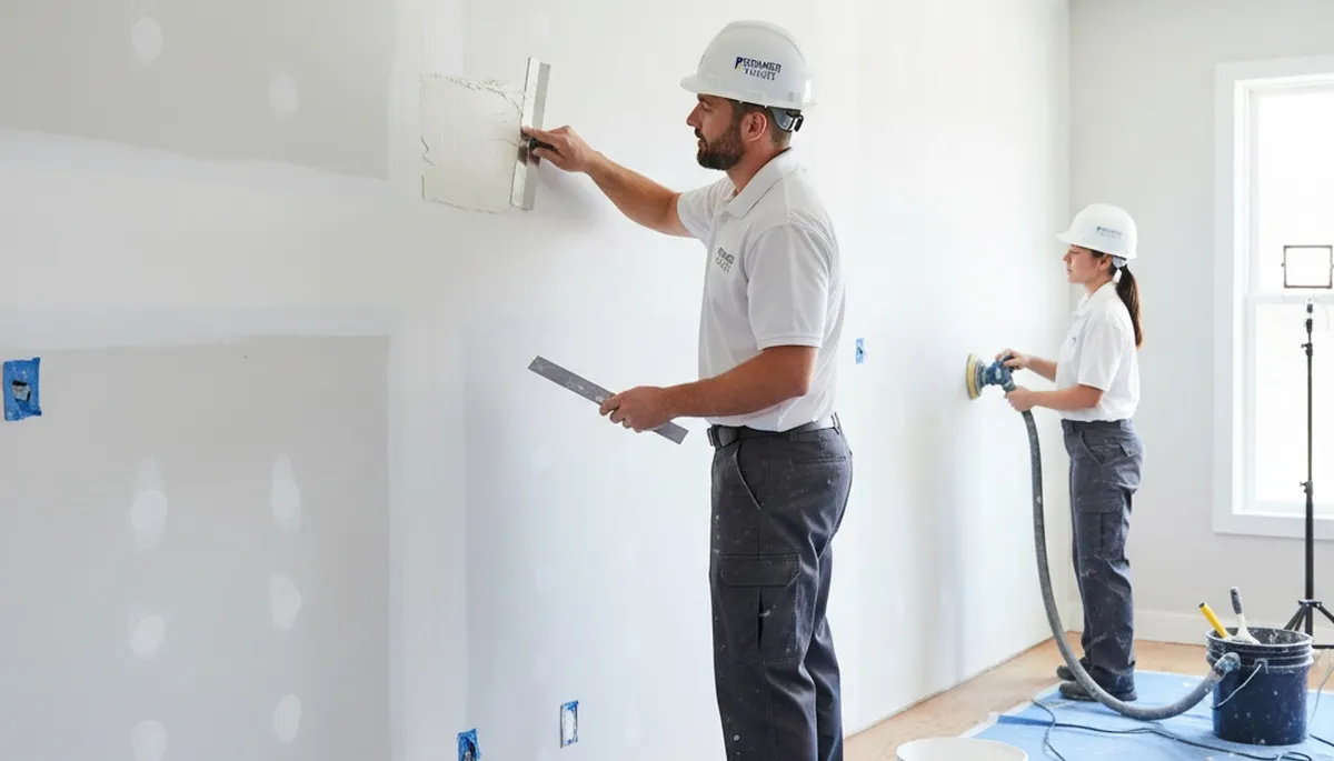 Drywall repair specialists restoring damaged walls in Greensboro, NC homes and businesses