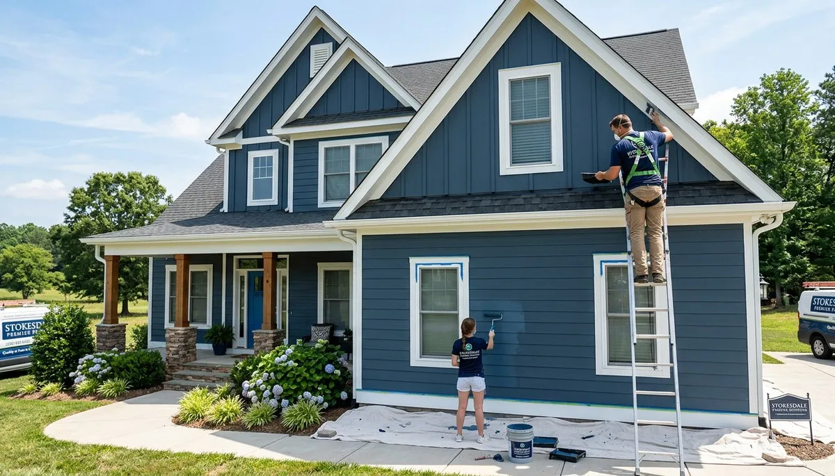 Professional house painters in Greensboro NC providing exterior home painting services